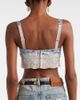 Dolce&Gabbana Dolce&Gabbana Floral lace-trimmed silk and cotton bra - 4