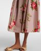 Dolce&Gabbana Dolce&Gabbana Floral pleated cotton midi skirt - 5