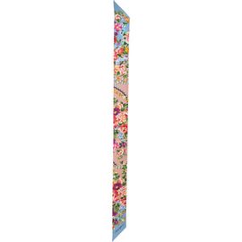 Dolce&Gabbana Dolce&Gabbana Floral Print Silk Skinny Scarf