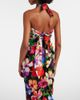 Dolce&Gabbana Dolce&Gabbana Floral scarf-detail silk top - 4