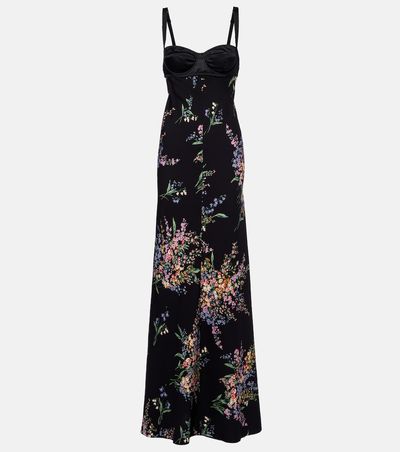 Dolce&Gabbana Dolce&Gabbana Floral silk-blend charmeuse maxi dress