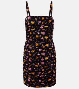 Dolce&Gabbana Dolce&Gabbana Floral silk-blend charmeuse minidress