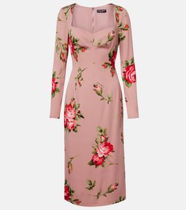 Dolce&Gabbana Dolce&Gabbana Floral silk-blend cocktail dress