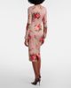 Dolce&Gabbana Dolce&Gabbana Floral silk-blend cocktail dress - 3