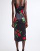 Dolce&Gabbana Dolce&Gabbana Floral Silk Satin Midi Dress - 2