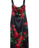 Dolce&Gabbana Dolce&Gabbana Floral Silk Satin Midi Dress - 5