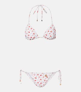 Dolce&Gabbana Dolce&Gabbana Floral triangle bikini