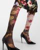 Dolce&Gabbana Dolce&Gabbana Floral tulle tights - 4