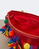 Dolce&Gabbana Dolce&Gabbana Fringed raffia-effect pouch - 3