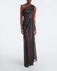 Dolce&Gabbana Dolce&Gabbana Gathered one-shoulder lamé gown - 2