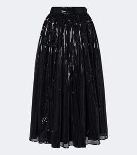 Dolce&Gabbana Dolce&Gabbana Gathered sequined midi skirt