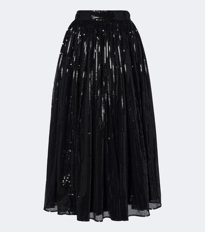 Dolce&Gabbana Dolce&Gabbana Gathered sequined midi skirt