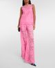 Dolce&Gabbana Dolce&Gabbana High-rise lace wide-leg pants - 2