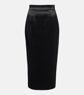 Dolce&Gabbana Dolce&Gabbana High-rise satin pencil skirt