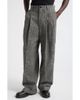 Dolce&Gabbana Dolce&Gabbana Houndstooth Pleated Wide Leg Trousers - 1