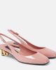 Dolce&Gabbana Dolce&Gabbana Jackie 40 patent leather slingback pumps - 1