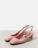 Dolce&Gabbana Dolce&Gabbana Jackie 40 patent leather slingback pumps - 4