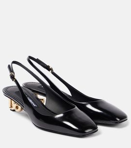 Dolce&Gabbana Dolce&Gabbana Jackie DG 40 patent leather slingback pumps