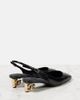 Dolce&Gabbana Dolce&Gabbana Jackie DG 40 patent leather slingback pumps - 2
