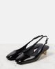 Dolce&Gabbana Dolce&Gabbana Jackie DG 40 patent leather slingback pumps - 4