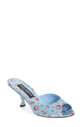 Dolce&Gabbana Dolce&Gabbana Keira Floral Satin Sandal