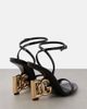 Dolce&Gabbana Dolce&Gabbana Keira logo patent leather sandals - 3