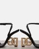 Dolce&Gabbana Dolce&Gabbana Keira logo patent leather sandals - 6