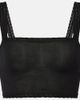 Dolce&Gabbana Dolce&Gabbana Knitted silk crop top - 1