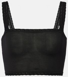 Dolce&Gabbana Dolce&Gabbana Knitted silk crop top