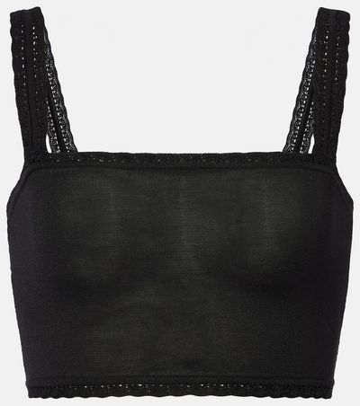 Dolce&Gabbana Dolce&Gabbana Knitted silk crop top