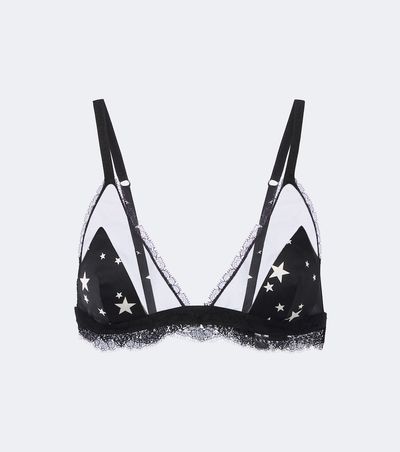 Dolce&Gabbana Dolce&Gabbana Lace-trimmed printed bra