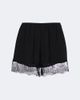 Dolce&Gabbana Dolce&Gabbana Lace-trimmed silk-blend shorts - 1
