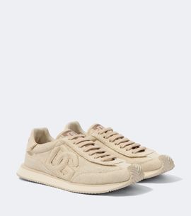 Dolce&Gabbana Dolce&Gabbana Leather-trimmed canvas sneakers