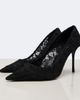 Dolce&Gabbana Dolce&Gabbana Leather-trimmed lace pumps - 5