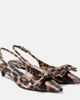 Dolce&Gabbana Dolce&Gabbana Leo 30 printed satin slingback pumps - 1