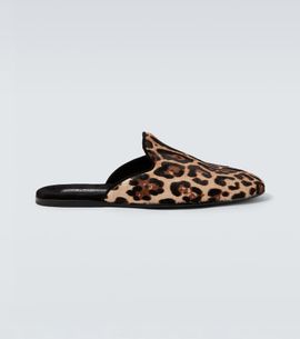 Dolce&Gabbana Dolce&Gabbana Leopard-print calf hair mules