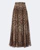 Dolce&Gabbana Dolce&Gabbana Leopard-print silk chiffon maxi skirt - 1