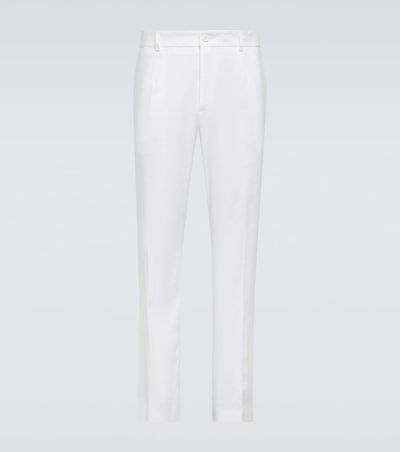 Dolce&Gabbana Dolce&Gabbana Linen-blend straight pants