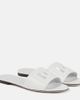 Dolce&Gabbana Dolce&Gabbana Logo cutout leather slides - 1