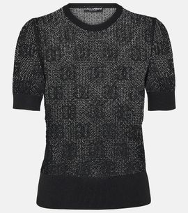 Dolce&Gabbana Dolce&Gabbana Logo lace-stitched jacquard sweater