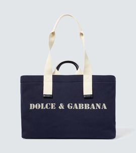 Dolce&Gabbana Dolce&Gabbana Logo leather-trimmed tote bag