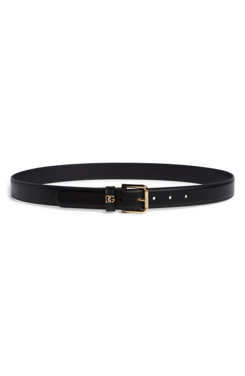 Dolce&Gabbana Dolce&Gabbana Logo Leather Belt