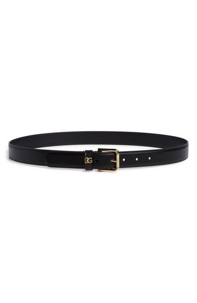 Dolce&Gabbana Dolce&Gabbana Logo Leather Belt