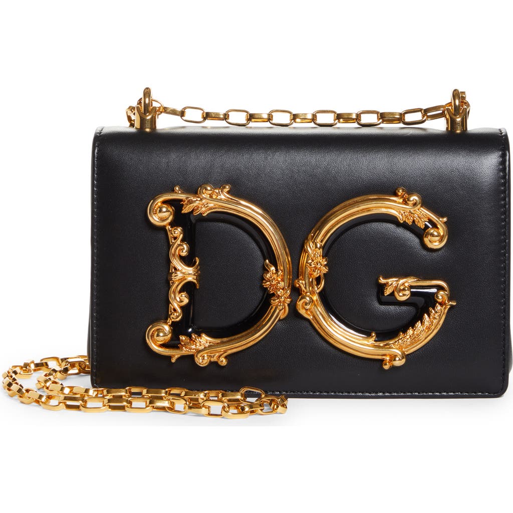 Dolce&Gabbana Dolce&Gabbana Logo Leather Crossbody Bag