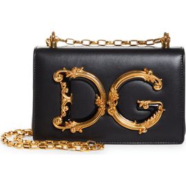 Dolce&Gabbana Dolce&Gabbana Logo Leather Crossbody Bag