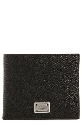 Dolce&Gabbana Dolce&Gabbana Logo Plaque Leather Bifold Wallet