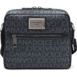 Dolce&Gabbana Dolce&Gabbana Logo Plaque Logo Jacquard Crossbody Bag