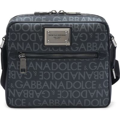 Dolce&Gabbana Dolce&Gabbana Logo Plaque Logo Jacquard Crossbody Bag