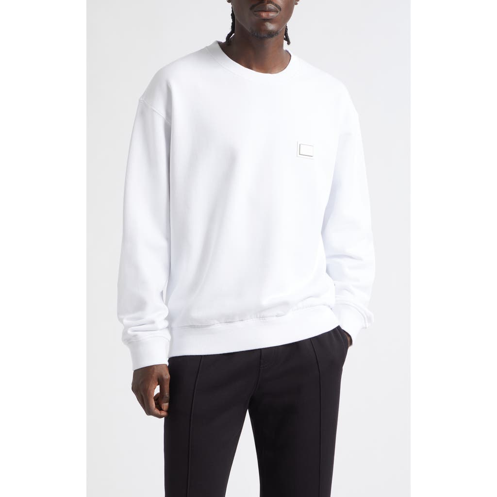 Dolce&Gabbana - Logo Plate Cotton Sweatshirt