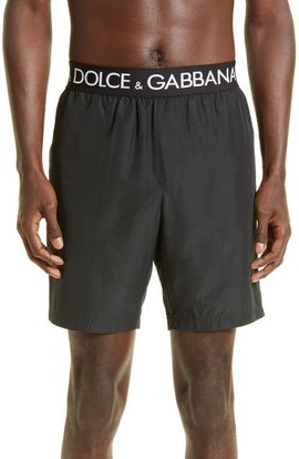 Dolce&Gabbana Dolce&Gabbana Logo Swim Trunks